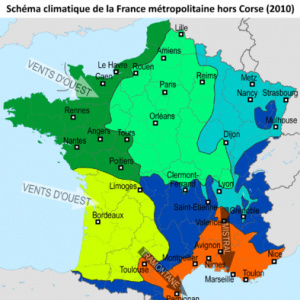France climats carte 2010