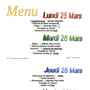 menu du 25 au 29 mars copie