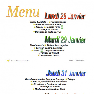menu du 28 janvier au 1er février copie