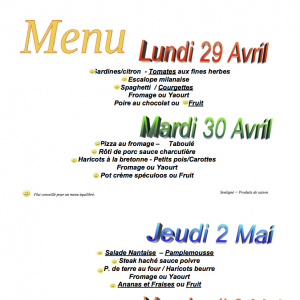 menu du 29 avril au 3 mai copie